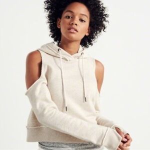 Hollister cold shoulder hoodie‎ womens size M